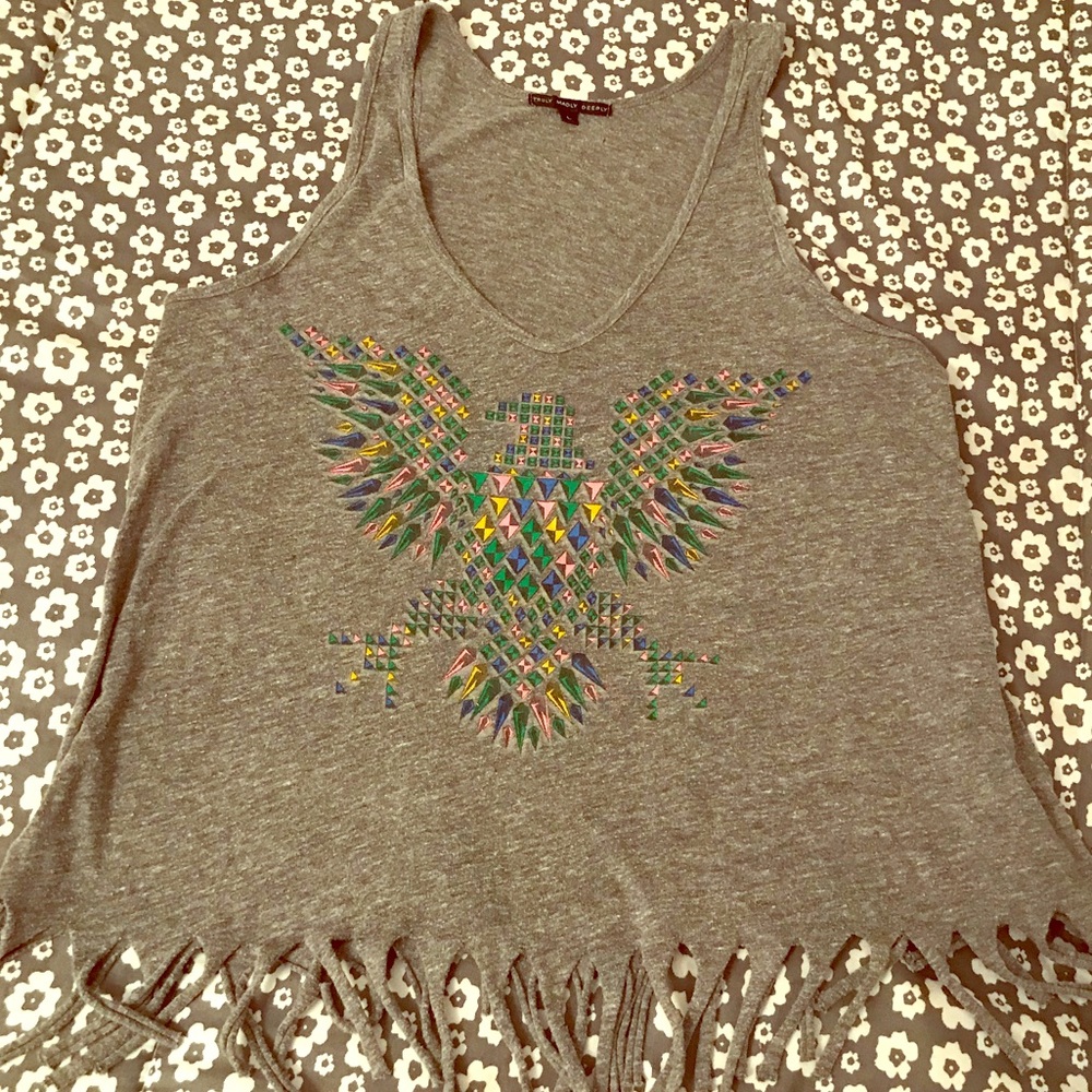 Fringed Urban Outfitters Tank